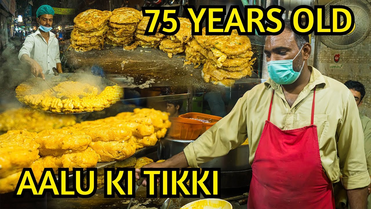 Night Street Food of Lahore | 75 Years Old Tikki and BBQ | Garhi Shahu Bazar
