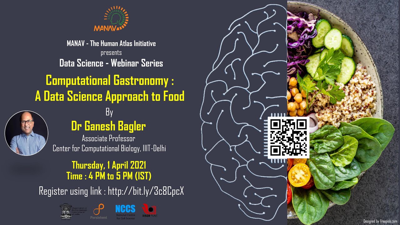 Webinar 24 - Computational Gastronomy: A Data Science Approach to Food