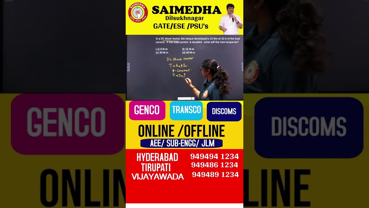 Andhra Pradesh GENCO / TRANSCO / DISCOMs PREVIOUS QUESTIONS |SAIMEDHA