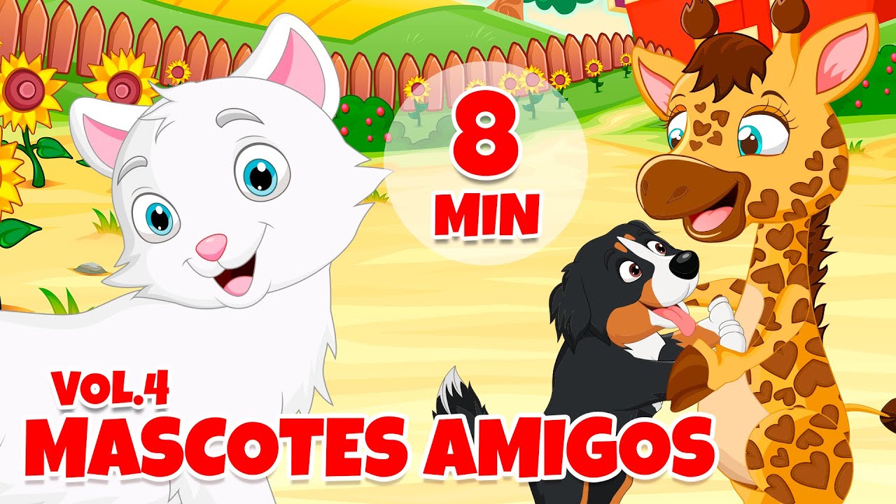 Mascotes Amigos (Desenho Infantil) Vol. 4 - Giramille 8 min | Desenho Animado Musical