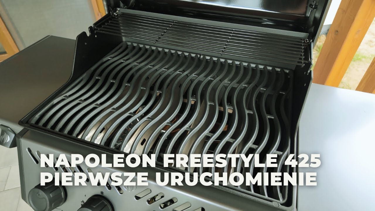 Pierwsze uruchomienie nowego grilla / Mycie, wypalanie, sezonowanie rusztów /NAPOLEON FREESTYLE 425