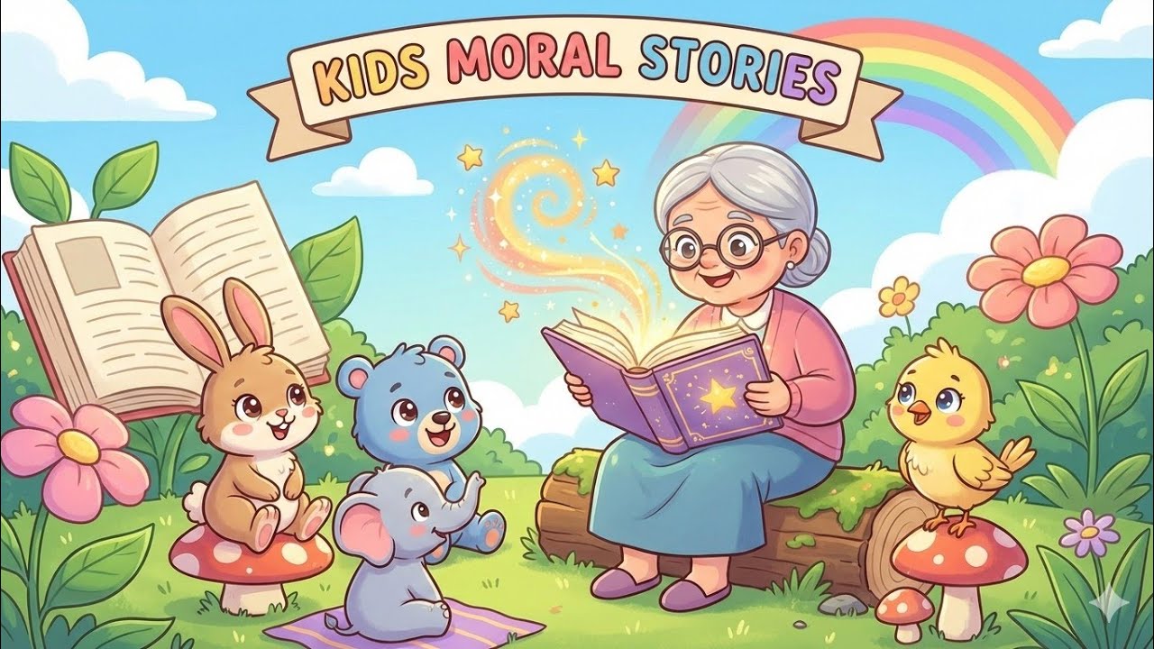 Kids short moral stories -#kidsstories&rhymes #bedtimestories #moralstories #youtubekids #trending 