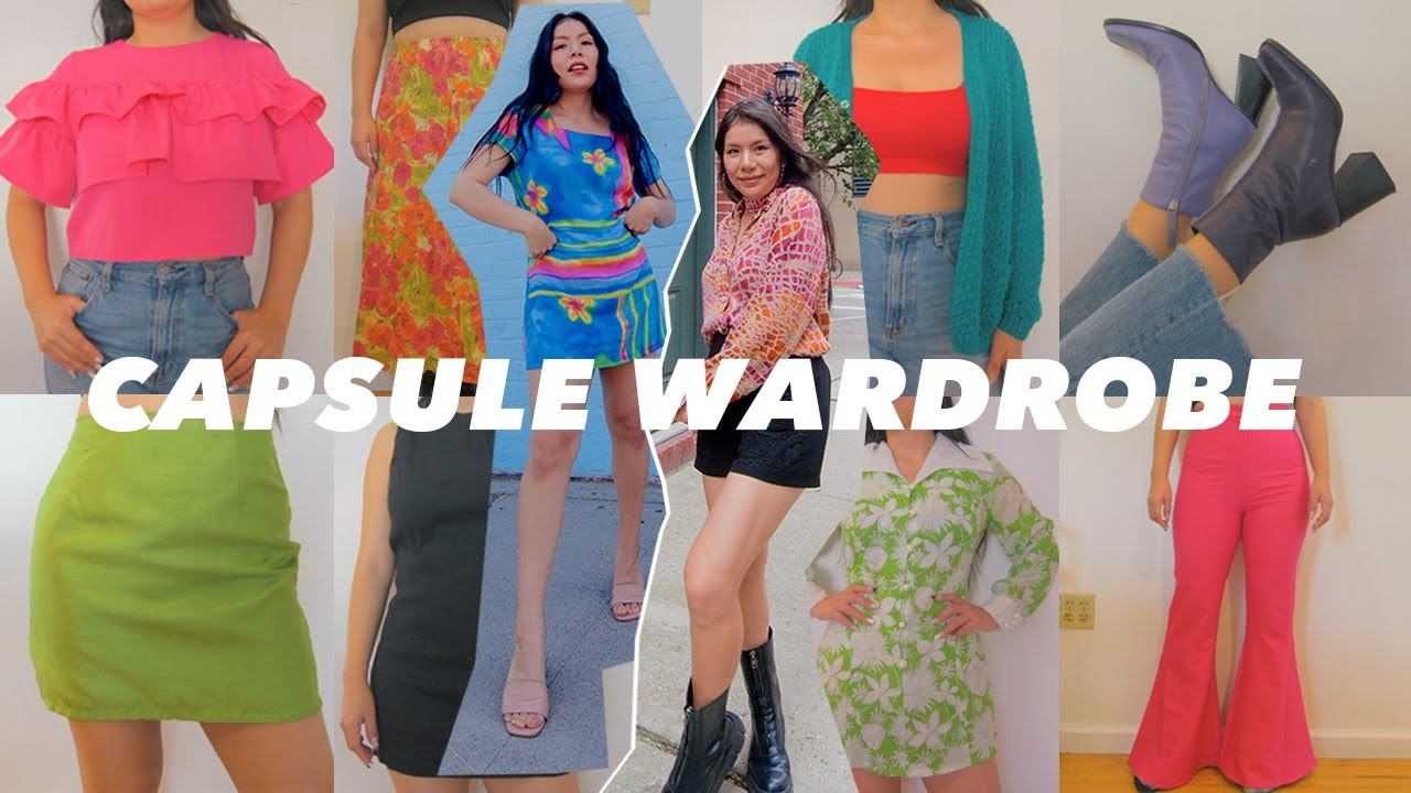 I tried a capsule wardrobe for a month! | Is a colorful capsule wardrobe possible?
