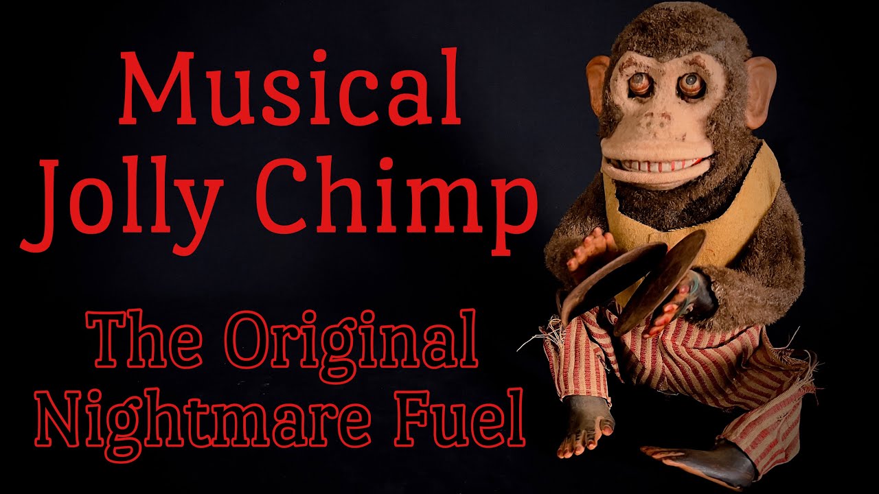 Vintage Daishin C. K. Musical Jolly Chimp Creepy Clapping Cymbal Possessed Nightmare Fuel Monkey Toy