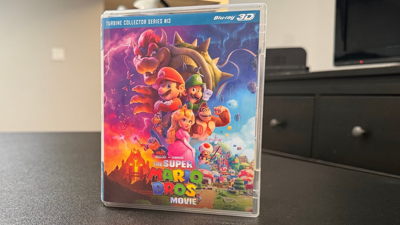 Распаковка Blu-ray диска «Супер Марио Брос. Турбина» (3D)
