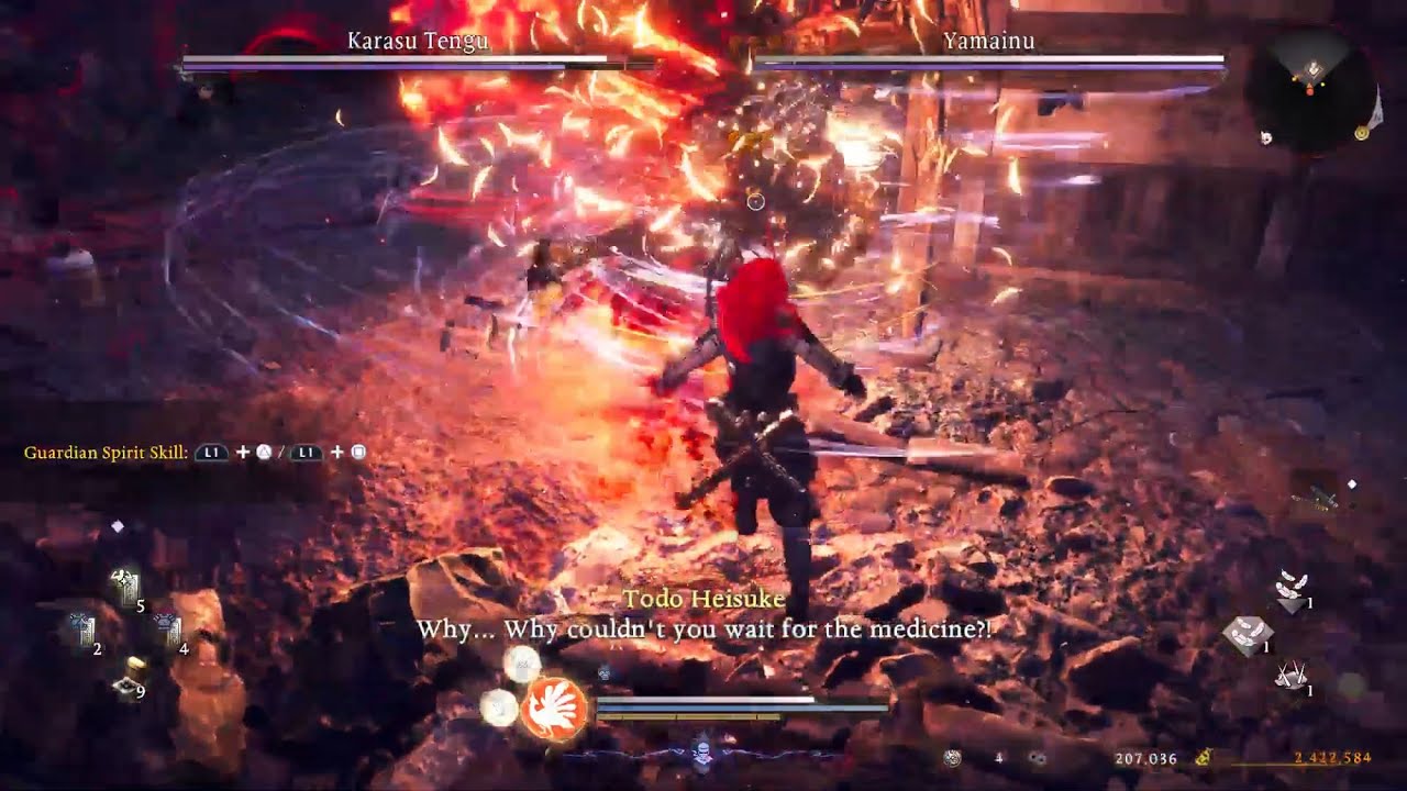 NIOH 3: Karasu Tengu & Yamainu plus Enenra (SOLO Boss Fight)