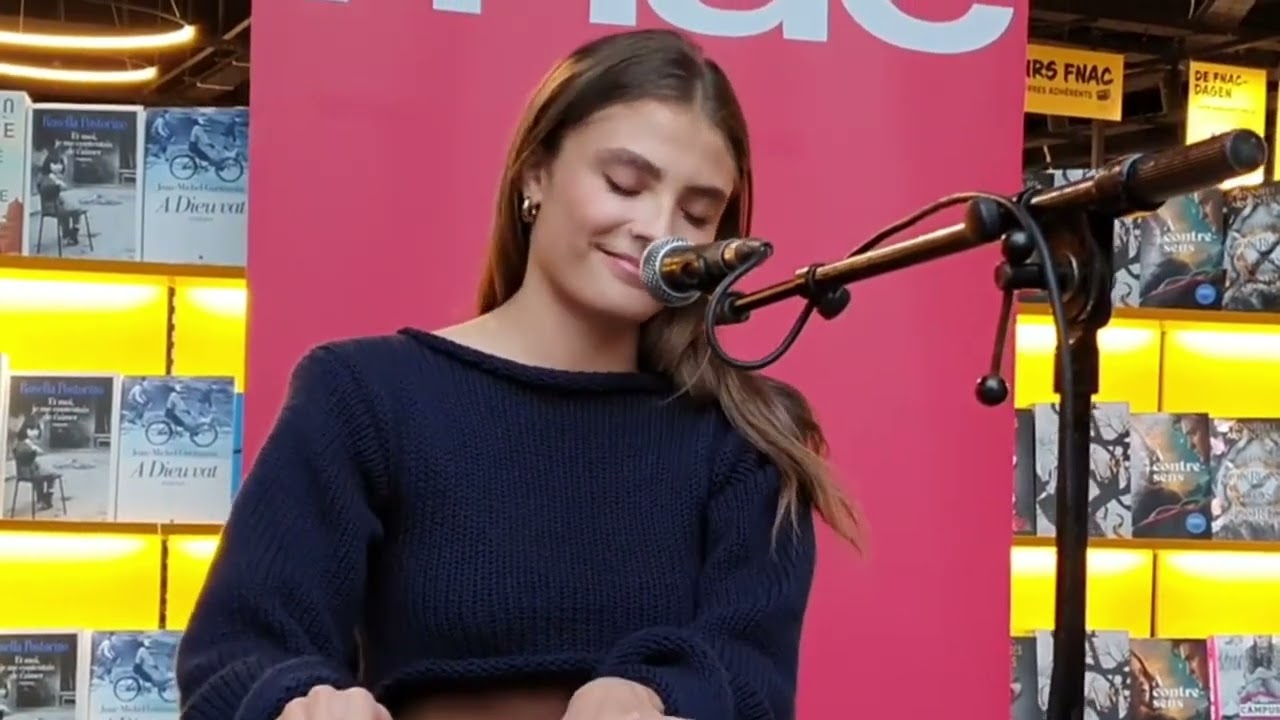Maëlle  - Showcase à la Fnac de Bruxelles hier -"Flash"- "Ouvrir les yeux" - "En Attendant"