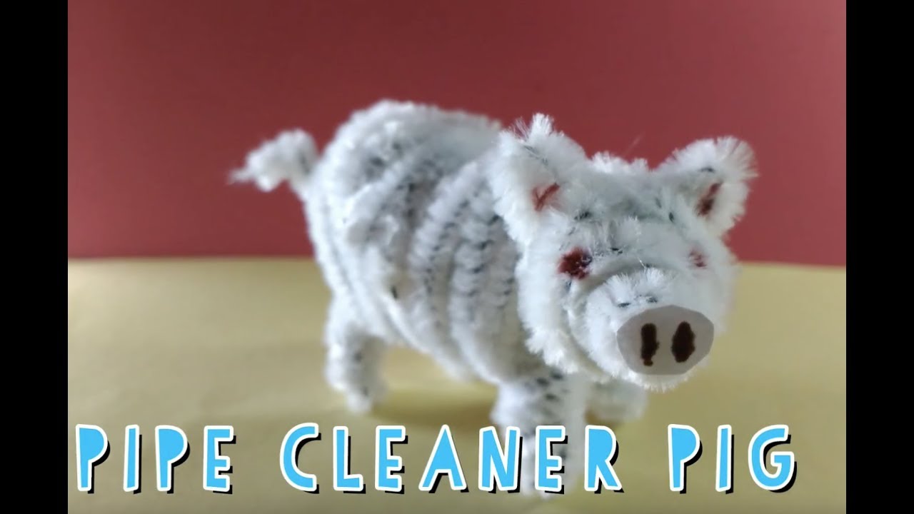 Pipe Cleaner Crafts - Pig