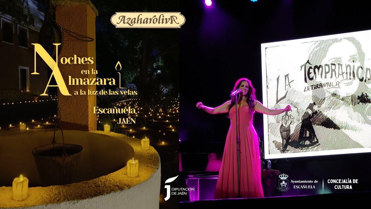 Concierto de DIANA NAVARRO en festival 'NOCHES EN LA ALMAZARA, A LA LUZ DE LAS VELAS' en Escañuela