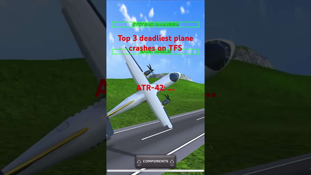 Top 3 deadliest plane crashes in TFS #aviation #planecrash #turbopropflightsimulator