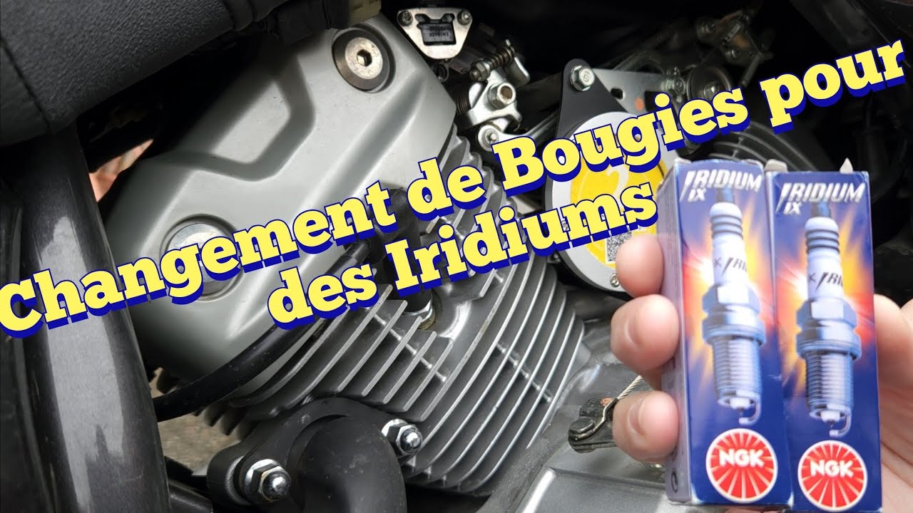 #87 Changement de bougie pour des Iridium sur ma honda 125 Varadéro