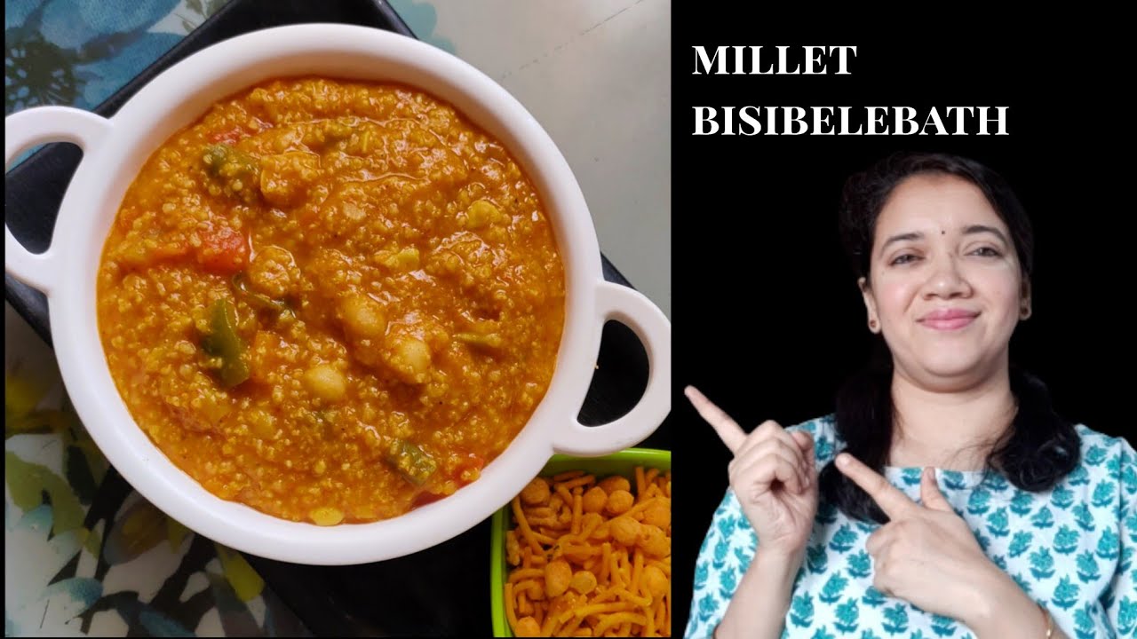 ಸಿರಿಧಾನ್ಯದ ಬಿಸಿಬೇಳೆಬಾತ್/millet bisi Bele Bath/millet recipe/weight loss recipe/barnyard millet bhath