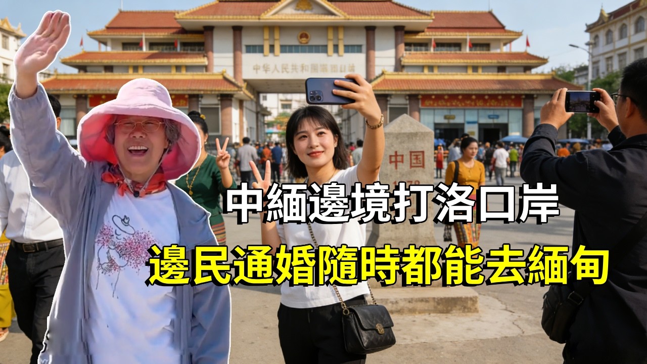 帶你走進中緬邊境打洛口岸，沒有想像中的嚴肅很輕鬆，邊民通婚隨時都能去緬甸【大海去旅行】