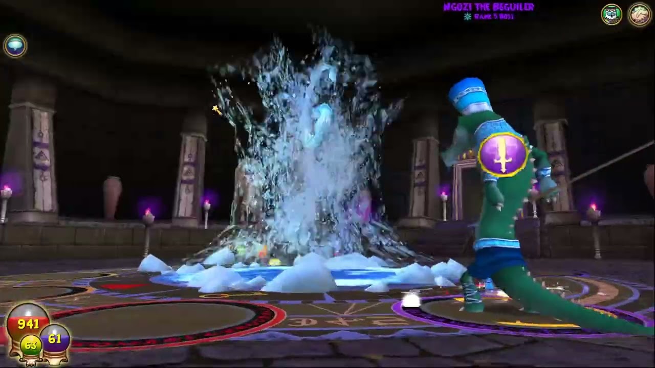 WIZARD 101 Dungeon with wife