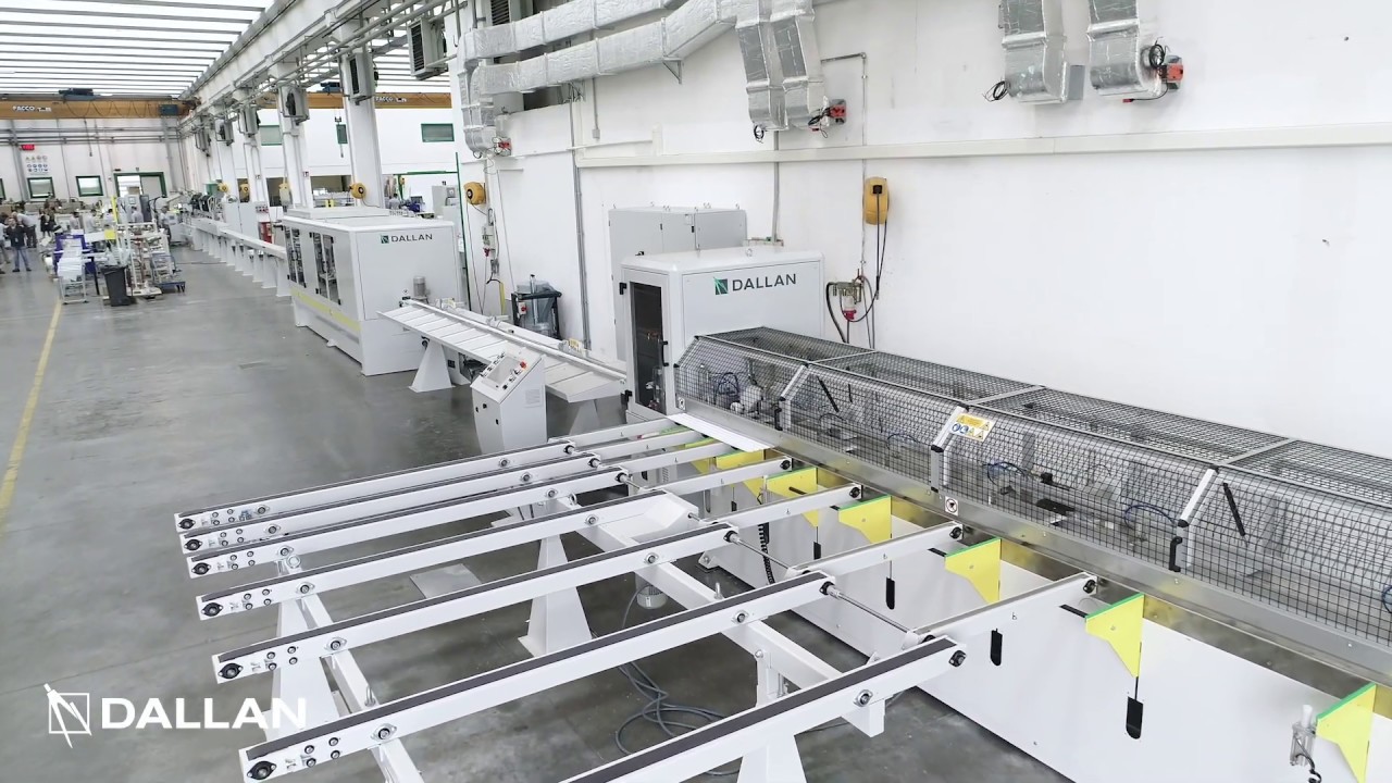 Rolling shutters roll forming machine: Coil To Window Dallan D6TL system