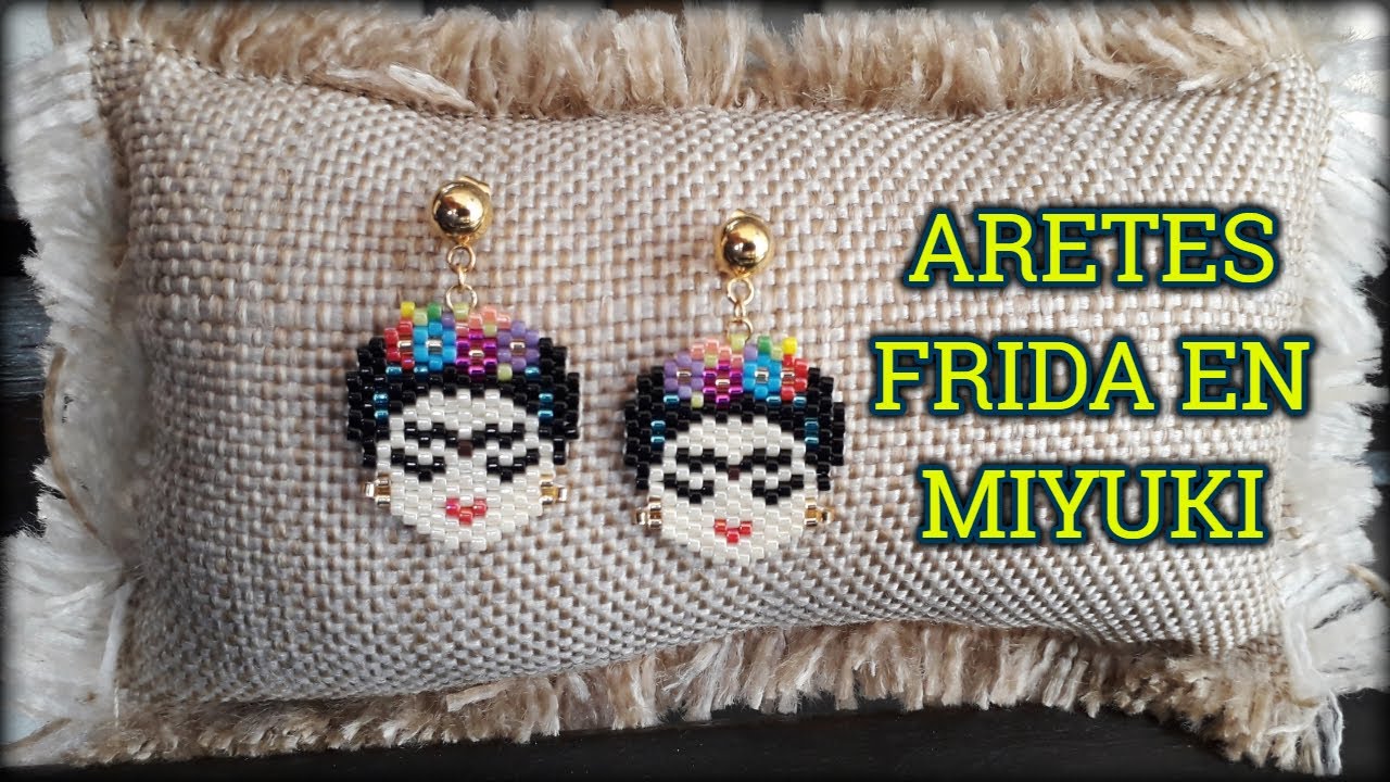 👧 ARETES de FRIDA FÁCIL  🤗 [Paso/Paso]