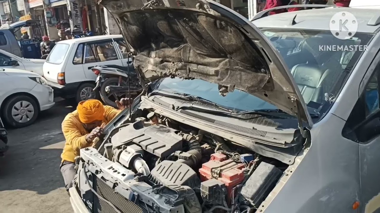 Chevrolet Beat Manimajra Denting Painting @Chevrolet @carmodified @manimazra
