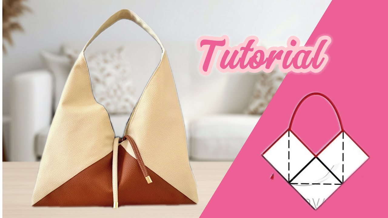 Tutorial BORSA ORIGAMI Chic: Similpelle e Design Moderno (Facile e Gratuito ) DIY BAG