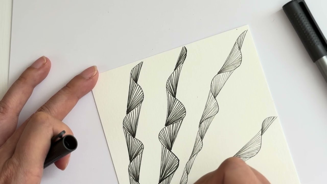 Silent Line Drawing | Follow Along Slow Practice 01