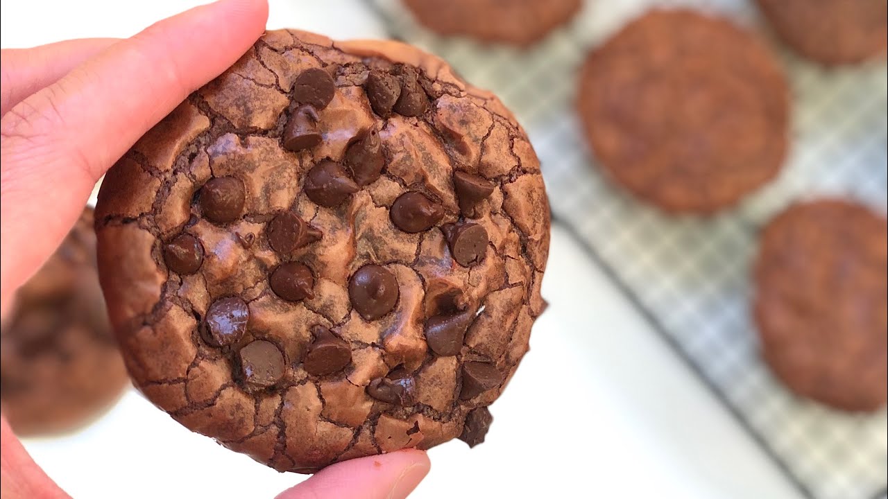 أنجح و أسهل كوكيز براونيز ممكن تحضري في وقت قليل 🍪 la meilleure recette de cookies brownies facile