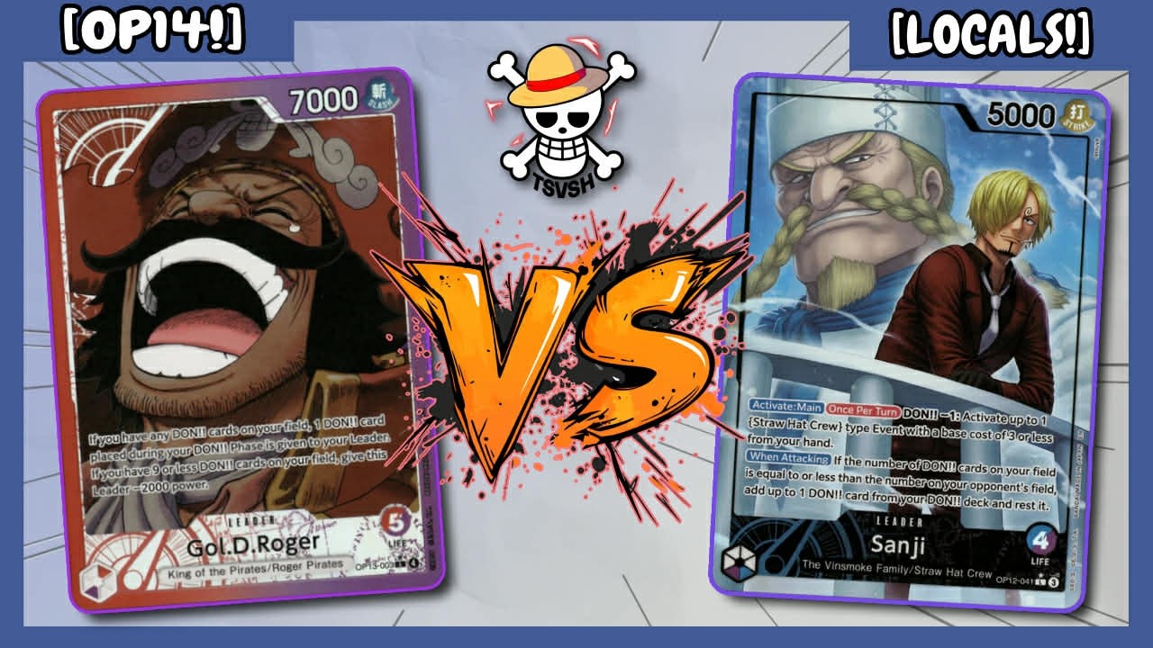 (OP14) RP Roger VS UP Sanji OPTCG POV
