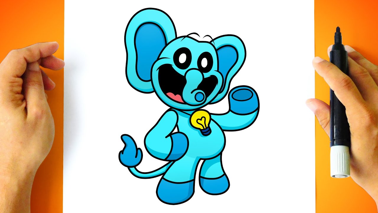 Como DESENHAR BUBBA BUBBAPHANT - Cómo DIBUJAR BUBBA BUBBAPHANT - Drawing Smiling Critters Characters