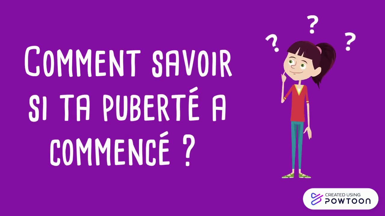 La puberté chez les filles