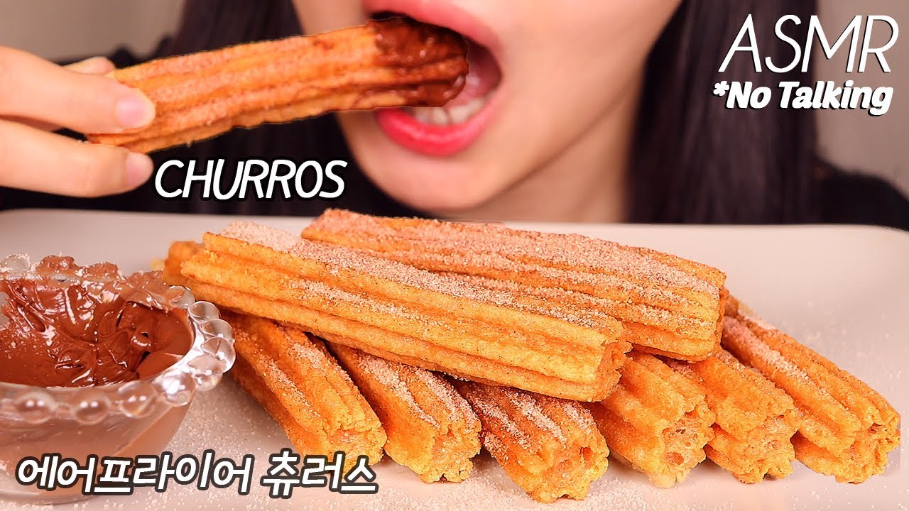 ASMR│*Crunchy* CHURROS Mukbang│NO TALKING│EATING SOUNDS