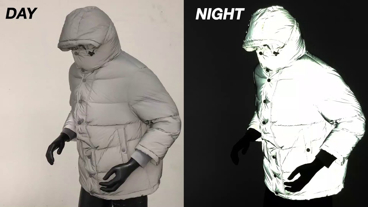 Silver Reflective fabric the freshest utilitarian trend for clothing!