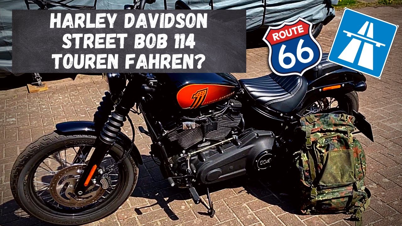 Harley Davidson Street Bob 114 Touren fahren? | Motovlog #8