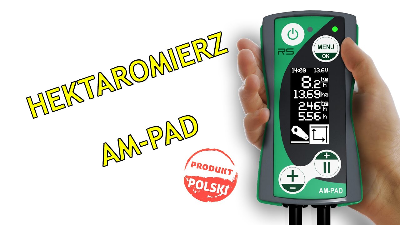 Haktaromierz do ciągnika, kombajnu, sieczkarni i nie tylko  👉 AM- PAD
