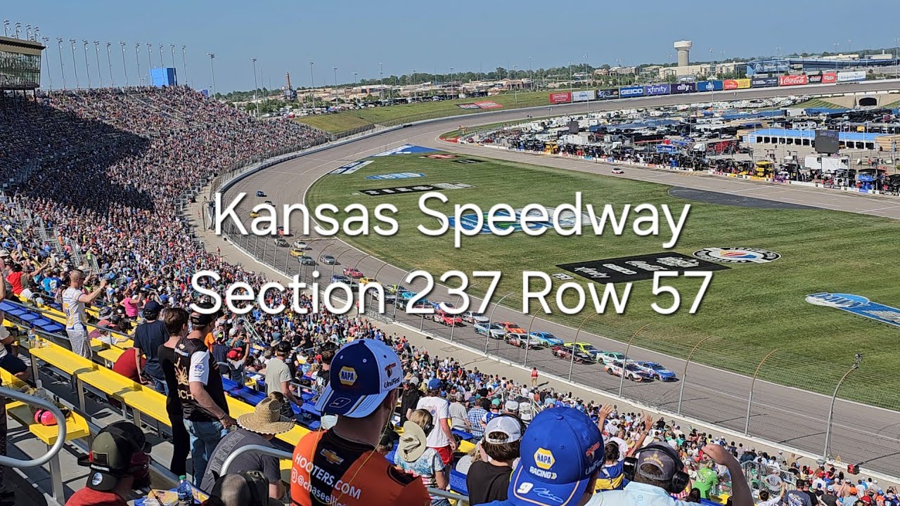 Kansas Speedway Viewing Perspective Section 237 Row 57