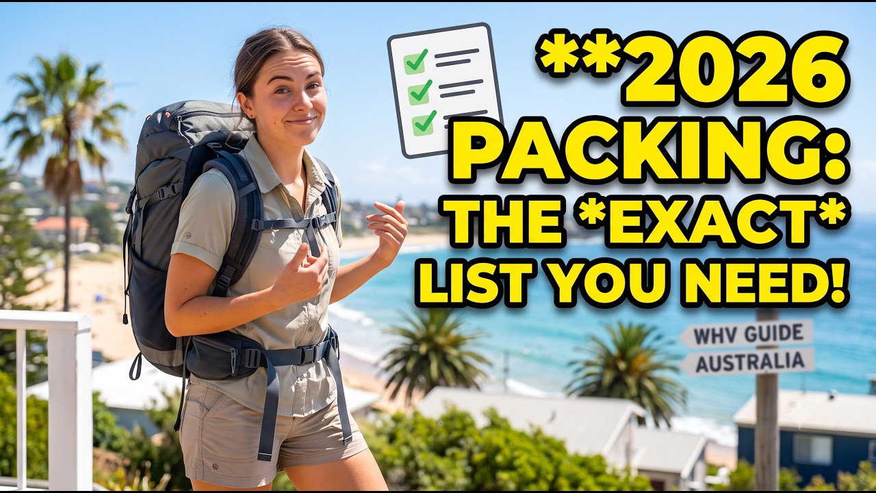 The Ultimate 2026 Backpacking Australia Packing Guide (WHV Edition) &mdash; Don&rsquo;t Fly Without This!
