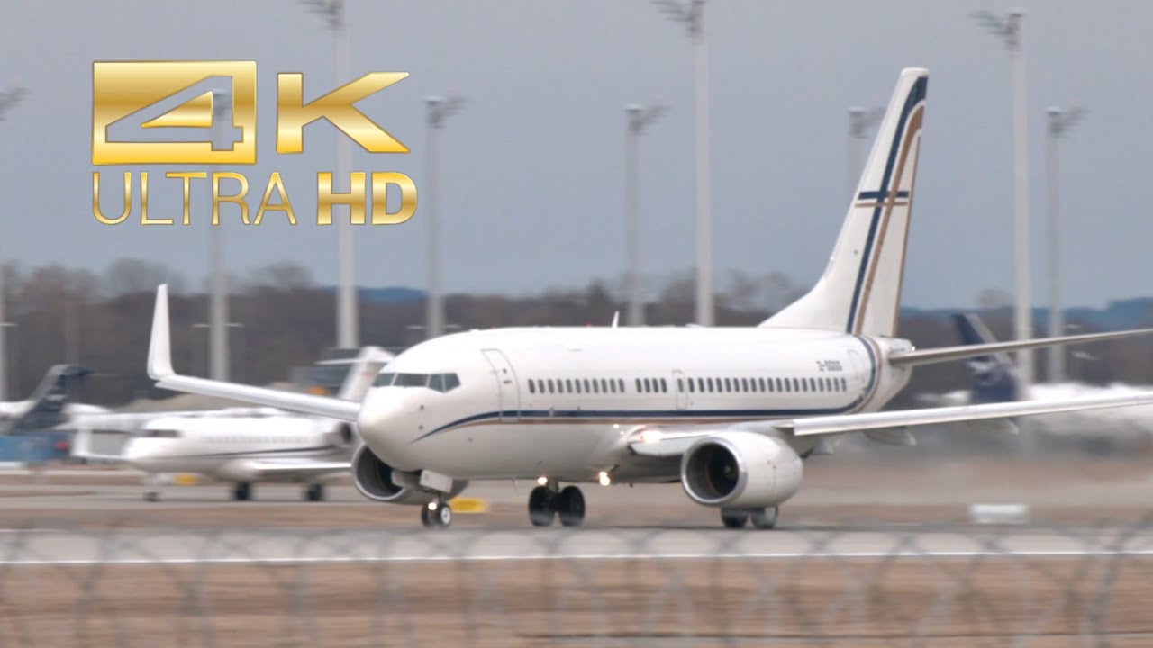 (4K) Boeing 737-7H6 Gainjet 2-SGSG departure Munich Airport MUC EDDM