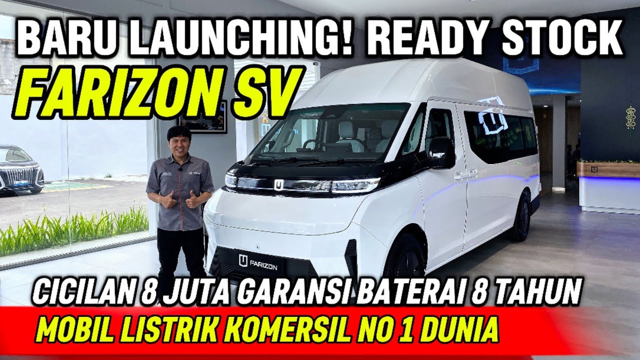 ‼️ BARU LAUNCHING ‼️ MOBIL EV KOMERSIAL NO 1 DUNIA ‼️ REVIEW FARIZON SV 2026 ‼️ HIACE PREMIO 2026