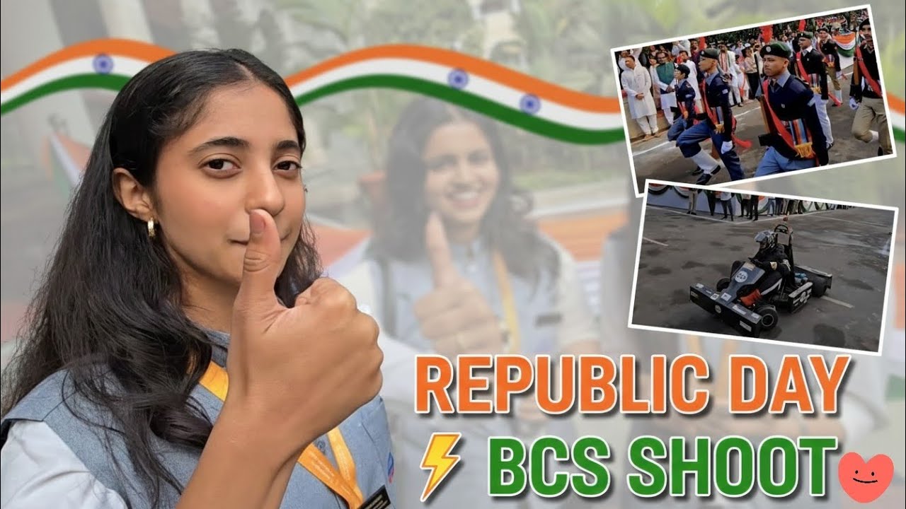 77th Republic Day 🇮🇳 || BCS Shoot With Student Council || Blood Donation 🫡