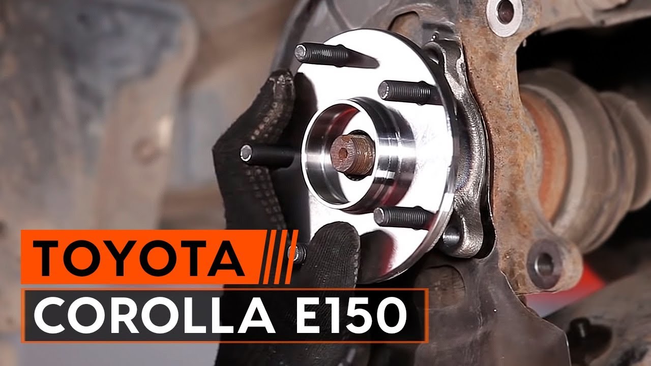Så byter du hjullager fram på TOYOTA СOROLLA E150 Sedan GUIDE | AUTODOC