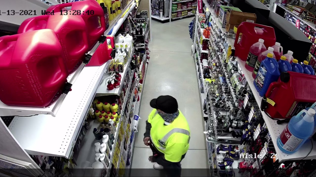 Thief slips drills, battery packs into pants during hit on ACE store 5pm