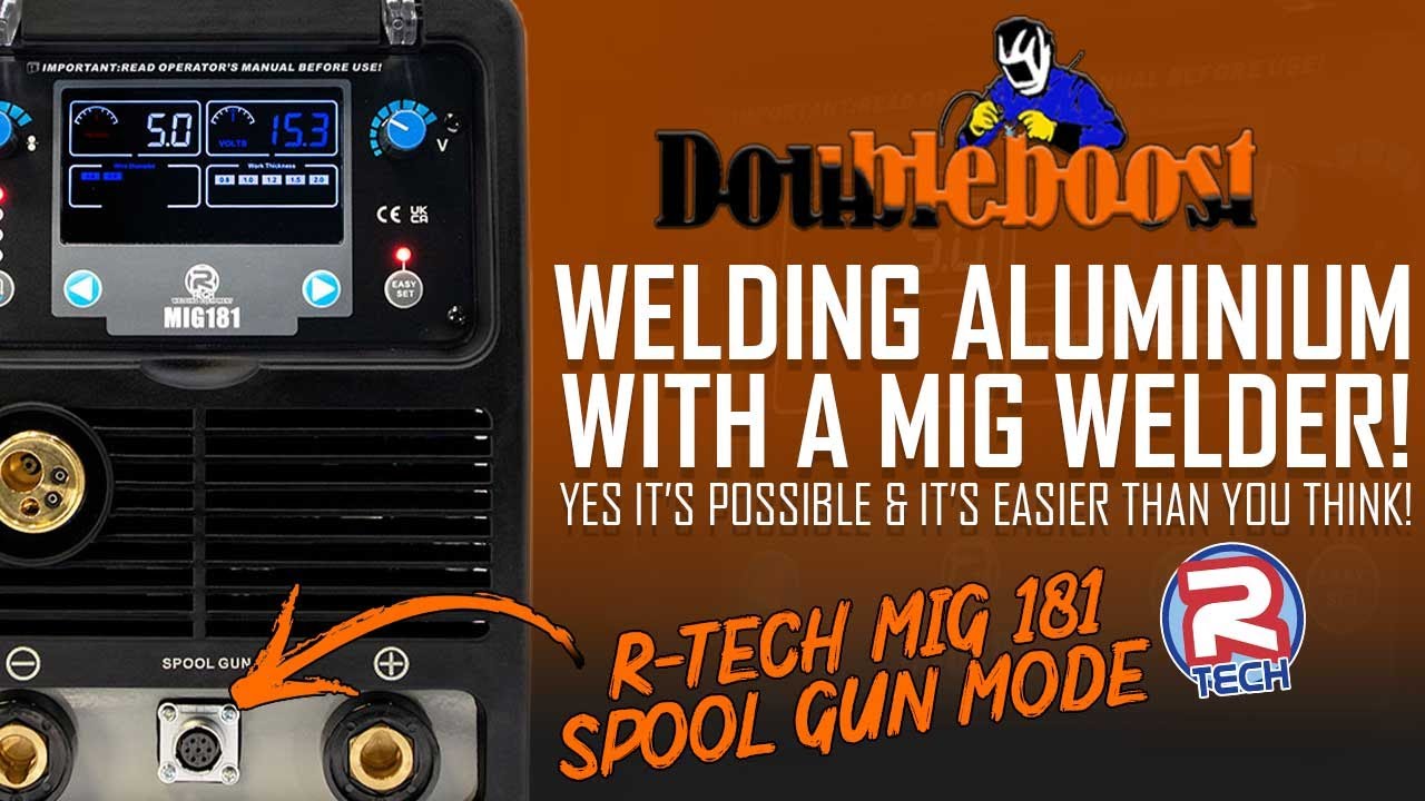 R-Tech Spool Gun Review . Welding Aluminium With Inverter M.I.G.