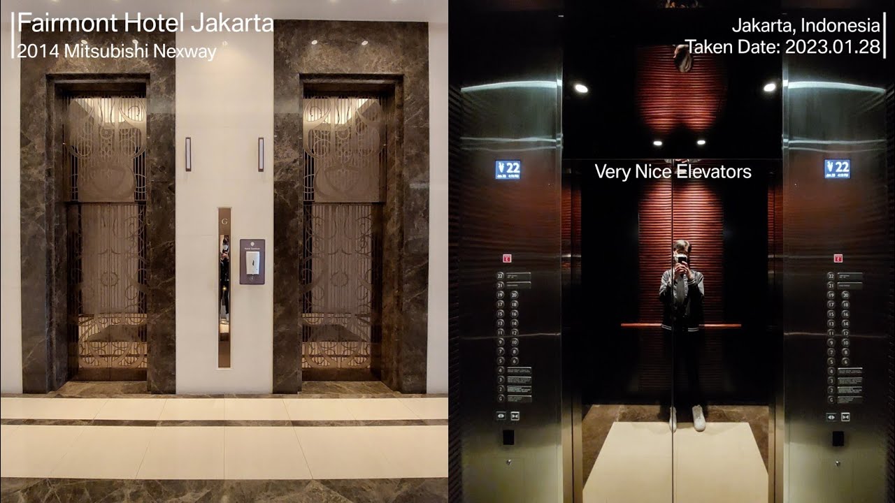 Mitsubishi Nexway Traction Elevators at The Fairmont Jakarta