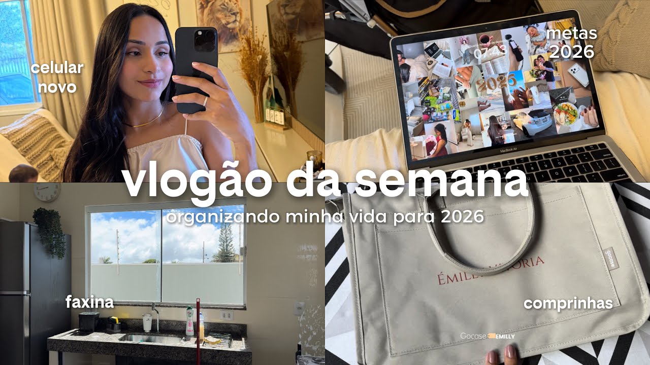 METAS PARA 2026, MEU VISIONBOARD, FAXINA EM CASA, ORGANIZAÇÃO, IPHONE 16 PRO MAX 🤍