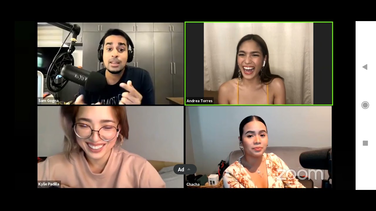 Andrea Torres and kylie padilla  Answered hot questions #djchacha podcast #samgogna #fblive #Betcin
