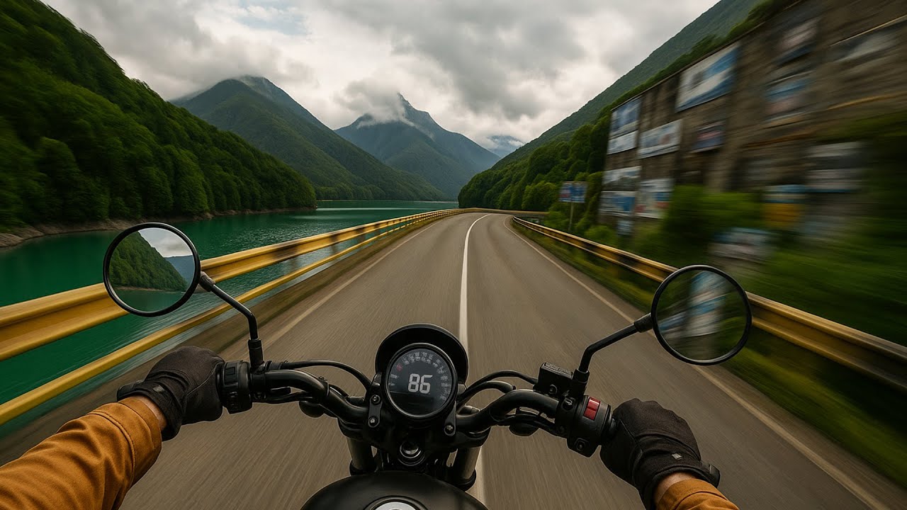 Mountain Roadtrip | Honda Rebel 500 FOP | Raw Exhaust [4K]