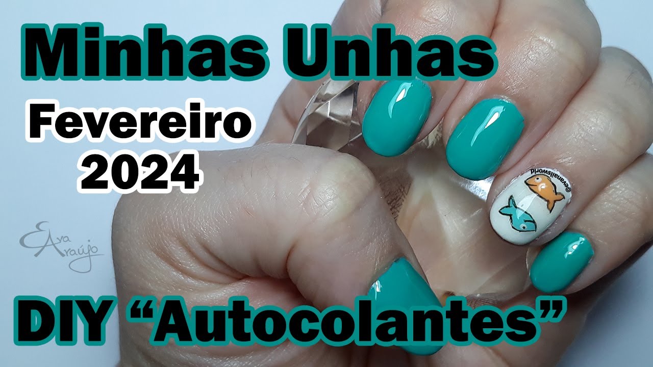 Minhas Unhas - Fevereiro - DIY Autocolantes