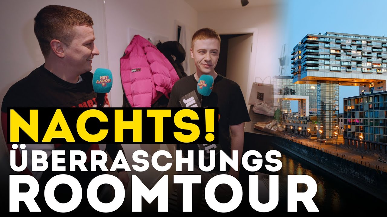 Spontane ROOMTOUR in der NACHT |  Marvin Wildhage