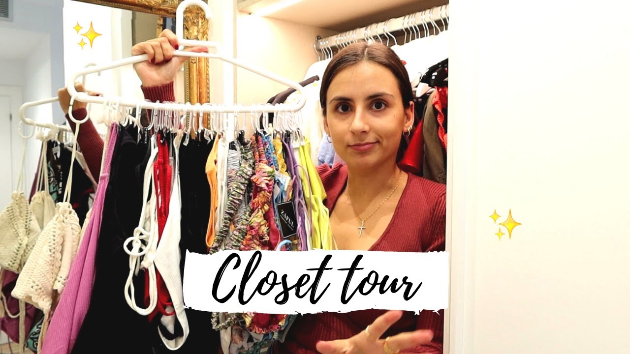 CLOSET TOUR (+ trucos de organización para aprovechar el espacio) || Ana Blanca
