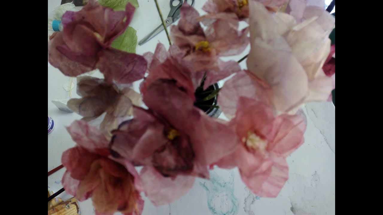 DIY FLORES  CON FILTROS DE TE