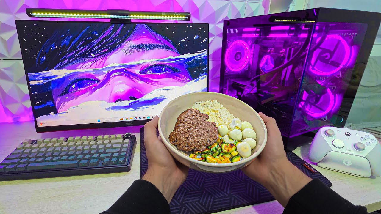 Rotina de Um Gamer Depois do Trabalho ( Morando Sozinho )