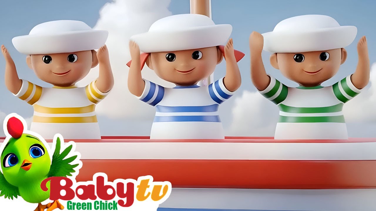 The Sailor Went to Sea ​⛵​| 3D | Timeless Classics | Nursery Rhymes & Kids Songs 🎵‪@BabyTVGreenChick