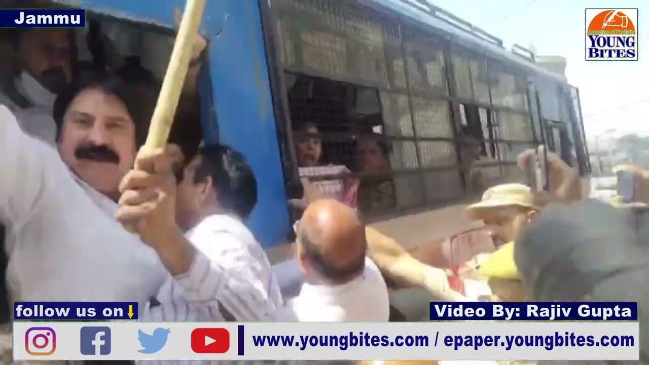 #PowerCuts Congress party holds massive protest against power cuts